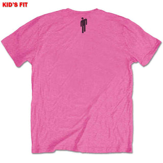 Billie Eilish Kids T-Shirt: Racer Logo & Blohsh (Back Print)