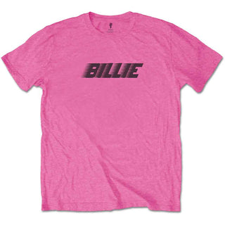 Billie Eilish T-Shirt: Racer Logo & Blohsh (Back Print)