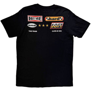 Billie Eilish T-Shirt: Racer Graphic (Black) (Back Print)
