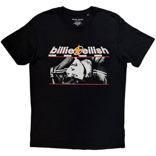 Billie Eilish T-Shirt: Racer Graphic (Black) (Back Print)