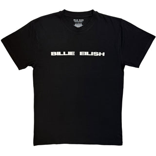 Billie Eilish T-Shirt: Logo Mono (Black)