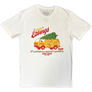 Stranger Things T-Shirt: Season Of Eating Hand Tossed (White)
