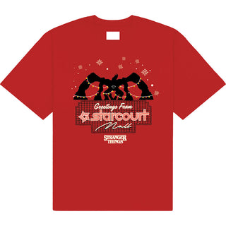 Stranger Things T-Shirt: Greetings From Starcourt (Red)