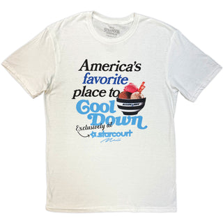 Stranger Things T-Shirt: Ahoy Gool Down (White)