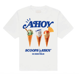 Stranger Things T-Shirt: Scoop Ahoy (White)