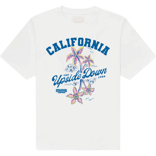 Stranger Things T-Shirt: California Upside Down (White)