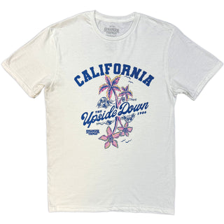 Stranger Things T-Shirt: California Upside Down (White)