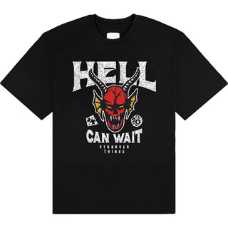Stranger Things T-Shirt: Hell Can Wait (Black)