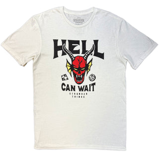 Stranger Things T-Shirt: Hell Can Wait (White)