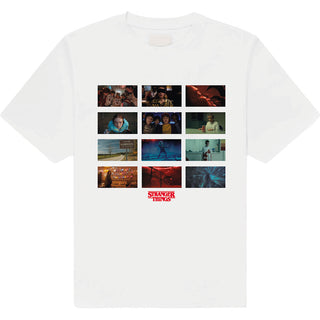 Stranger Things T-Shirt: Hawkins Power And Light (White)