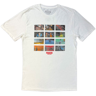 Stranger Things T-Shirt: Hawkins Power And Light (White)