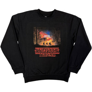 Stranger Things Sweatshirt: Friends Don’t Lie (Black)
