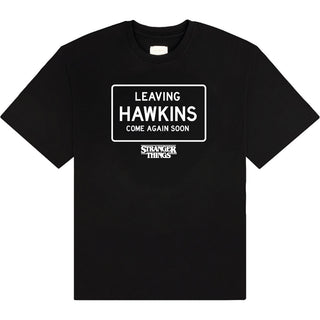 Stranger Things T-Shirt: Leaving Hawkins (Black)