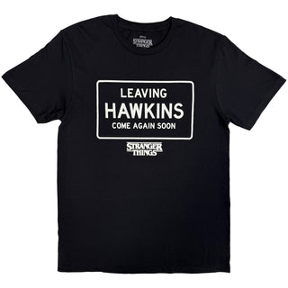 Stranger Things T-Shirt: Leaving Hawkins (Black)