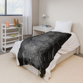 AC/DC Sherpa Fleece Blanket: Back In Black (Multicolour)