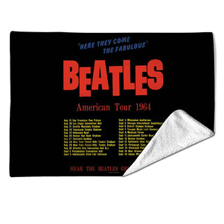 The Beatles Sherpa Fleece Blanket: America Tour Black (Multicolour)