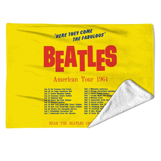 The Beatles Sherpa Fleece Blanket: America Tour Yellow (Multicolour)