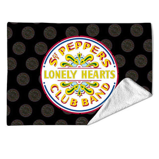 The Beatles Sherpa Fleece Blanket: Sgt Pepper (Multicolour) (Double)