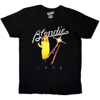 Blondie T-Shirt: Yellow Dress 1978 (Black)