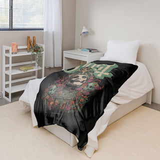 Ghost Sherpa Fleece Blanket: Bliss (Multicolour)