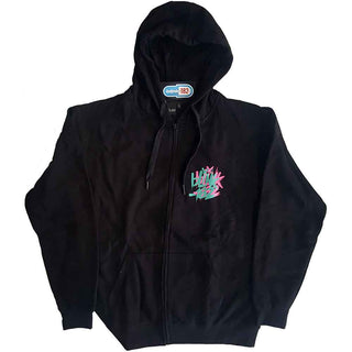 Blink-182 Zipped Hoodie: Double Six Arrow Smile (Back Print)