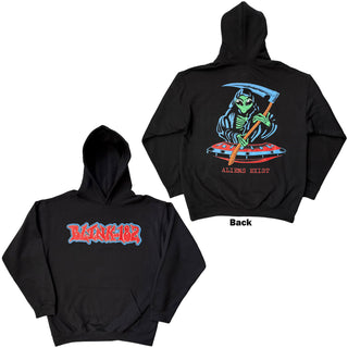 Blink-182 Pullover Hoodie: Alien Reaper (Black) (Back Print)