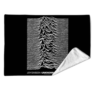 Joy Division Sherpa Fleece Blanket: Unknown Pleasures (Multicolour) (Double)