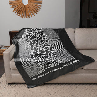 Joy Division Sherpa Fleece Blanket: Unknown Pleasures (Multicolour)