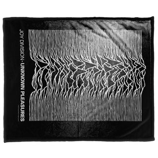 Joy Division Sherpa Fleece Blanket: Unknown Pleasures (Multicolour)