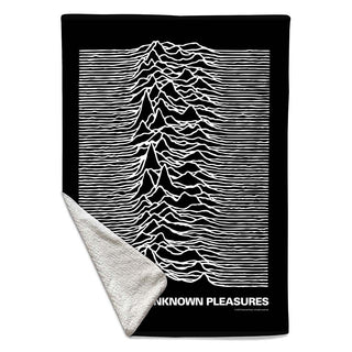 Joy Division Sherpa Fleece Blanket: Unknown Pleasures (Multicolour)