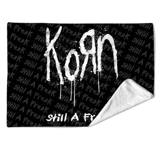Korn Sherpa Fleece Blanket: Still A Freak (Multicolour)