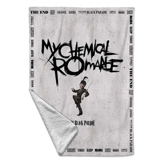 My Chemical Romance Sherpa Fleece Blanket: Black Parade (Multicolour)