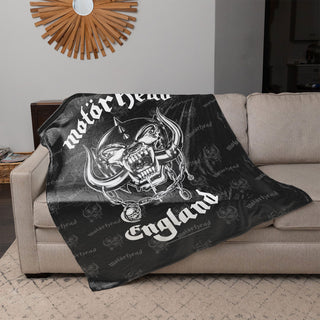 Motorhead Sherpa Fleece Blanket: England (Multicolour)