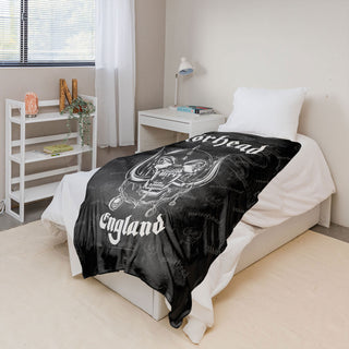 Motorhead Sherpa Fleece Blanket: England (Multicolour)