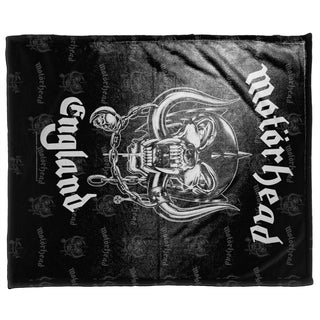 Motorhead Sherpa Fleece Blanket: England (Multicolour)