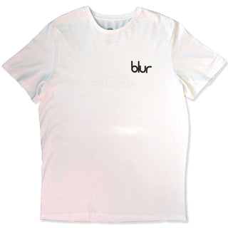 Blur Unisex T-Shirt: Pocket Blur / Parklife (White) (Back Print)