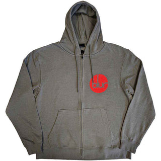 Blur Zipped Hoodie: Circle Logo