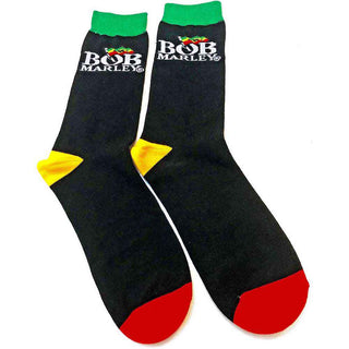 Bob Marley Ankle Socks: Logo (Black)