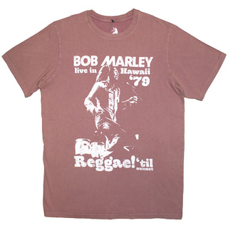 Bob Marley Unisex Stone Wash T-Shirt: Hawaii