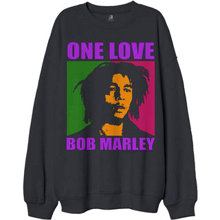 Bob Marley Unisex Sweatshirt: One Love (Oversized)