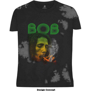 Bob Marley T-Shirt: Smoke Gradient