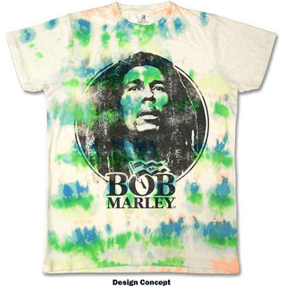 Bob Marley T-Shirt: Black & White Logo