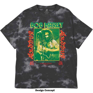 Bob Marley T-Shirt: Exodus Tie-Dye