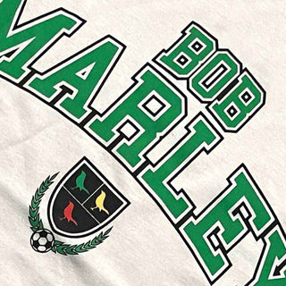 Bob Marley Ringer T-Shirt: Collegiate Crest