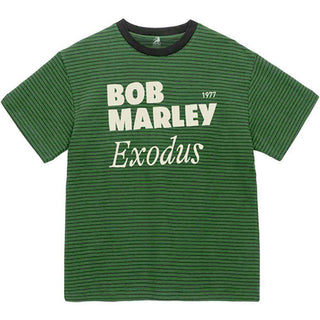 Bob Marley T-Shirt: Exodus (Striped)