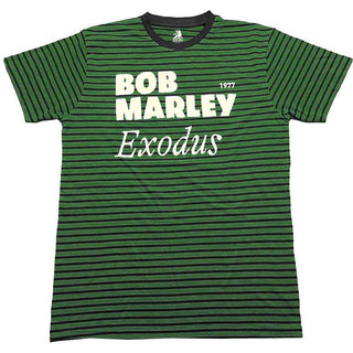 Bob Marley T-Shirt: Exodus (Striped)