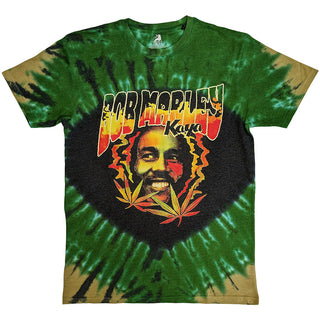 Bob Marley Unisex T-Shirt: Kaya Smoke (Wash Collection)