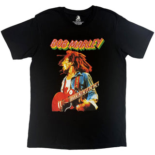 Bob Marley T-Shirt: Live Concert (Black) (Back Print)