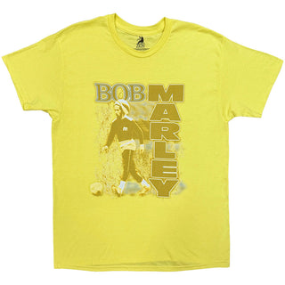 Bob Marley T-Shirt: Football (Yellow)
