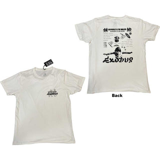 Bob Marley Organic T-Shirt: Exodus Tracklist (Back Print)
